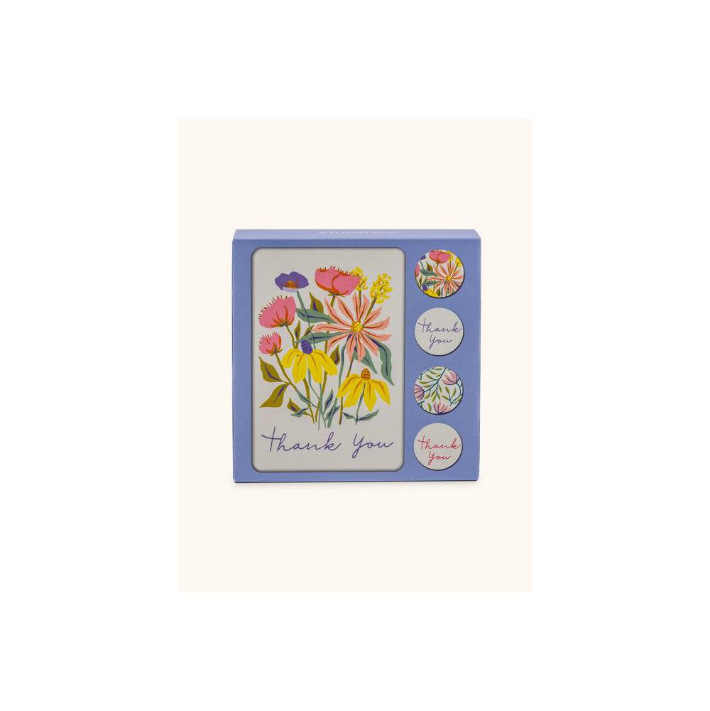 Studio Oh!, Note Card, Gifts, Assorted, Set, Stickers, Springtime Blooms, 874066